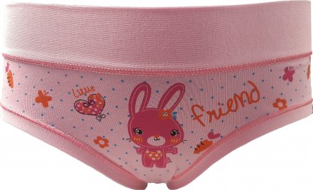 Emy Bimba kalhotky dívčí s obrázkem králíčka 2153 růžové